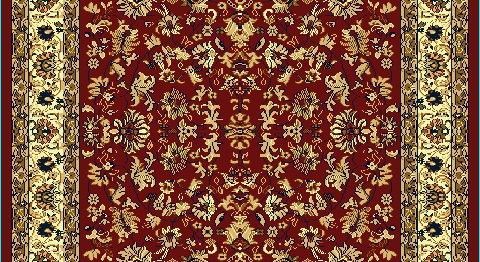 Ковровая дорожка НОКТЮРН 40222-04 бордовая