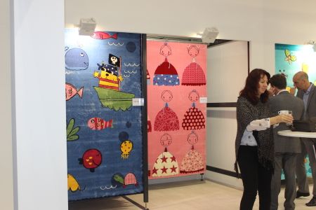 детские ковры на выставке Домотекс в Ганновере