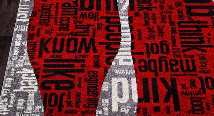 Ковер RIO C081 GRAY-RED