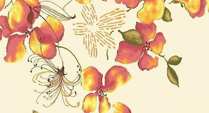 Ковер HUNNU R Цветы 6A1535 001