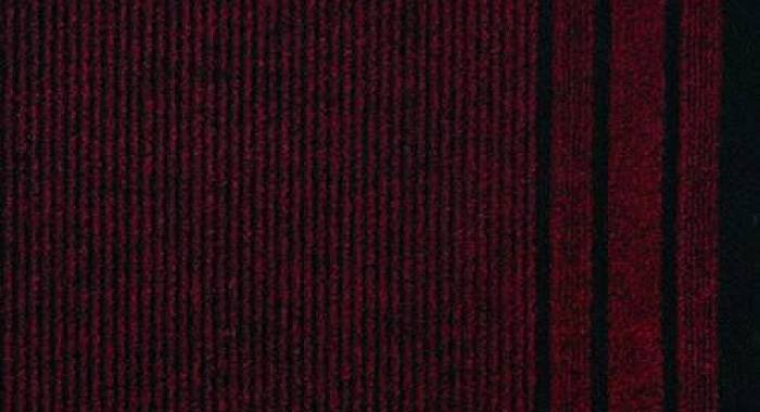 Грязезащитная ковровая дорожка REKORD 877 красный