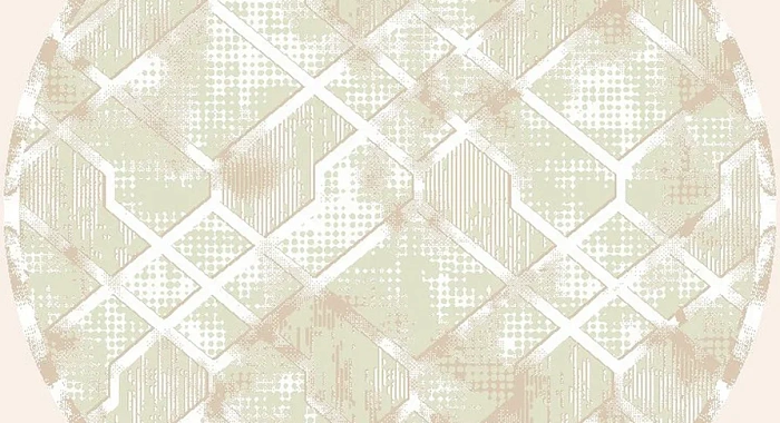 Ковер Palma 4896A Cream-Cream Круг
