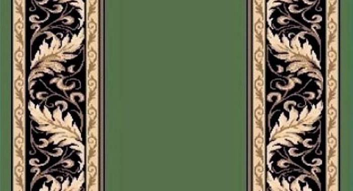 Ковровая дорожка Кремлевская 40050-03 зеленая