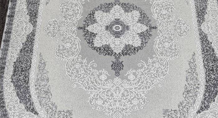 Ковер NENSI GL074G GREY / GREY Овал