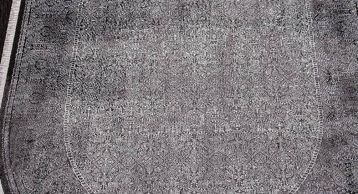 Ковер LISSABON SI003G GREY / GREY Овал