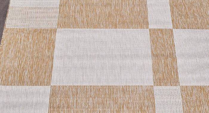 Ковер циновка ВЕГАС S005 BEIGE Овал