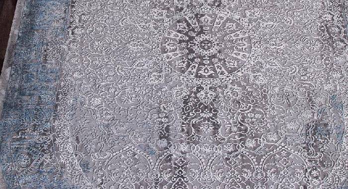 Ковер ARMINA 03878A BLUE / BLUE Овал