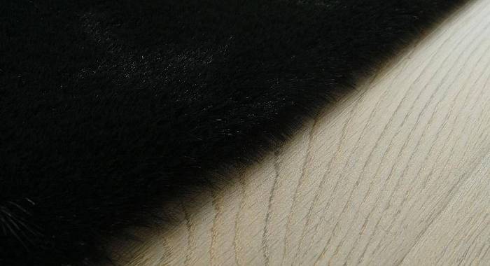 Ковровая Дорожка из искусственного меха RABBIT PREMIUM MS1000 BLACK