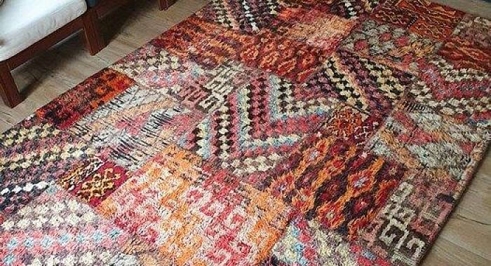 Ковер винтажный PATCHWORK ручной работы Vintage Look at Me P-4588