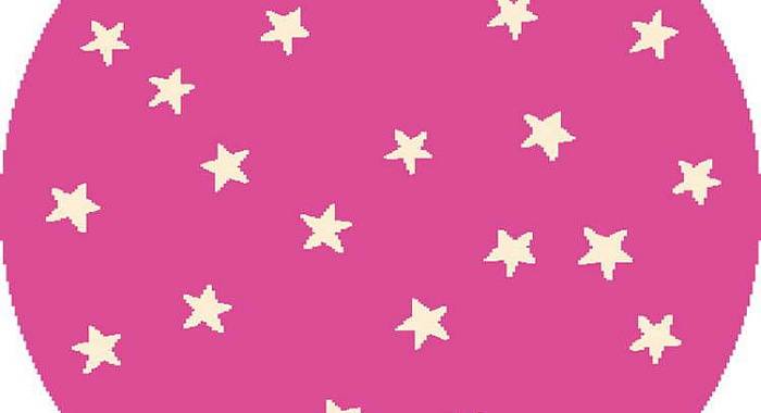 Ковер детский FUNKY TOP STARF pink ROUND