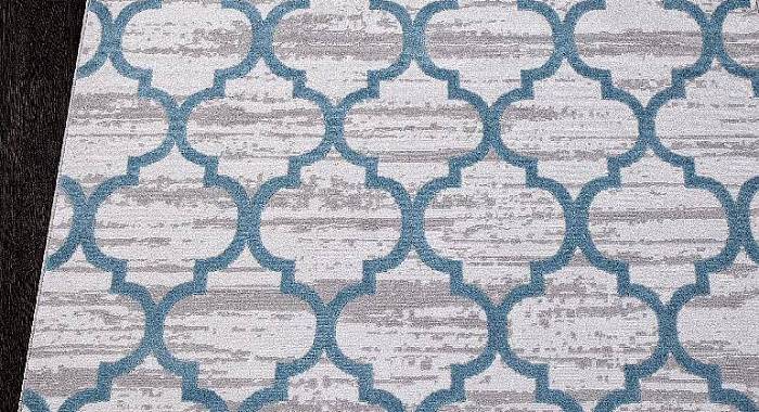 Ковер Valentino M012A D.GREY SHRINK / L.BLUE HEATSET