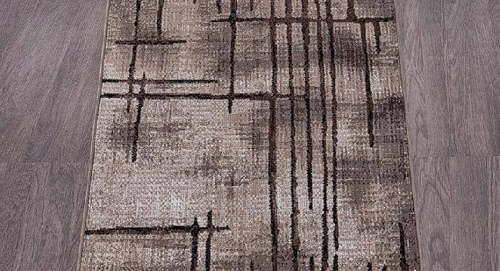 Ковровая дорожка SIERRA D717 BEIGE-BROWN 2