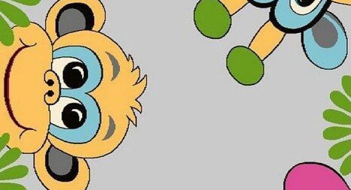 Ковер детский FUNKY TOP TIG graphite