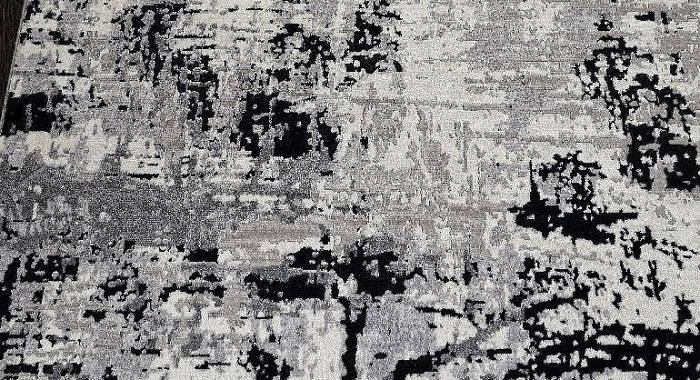 Ковер PALERMO F284 DARK GRAY Овал