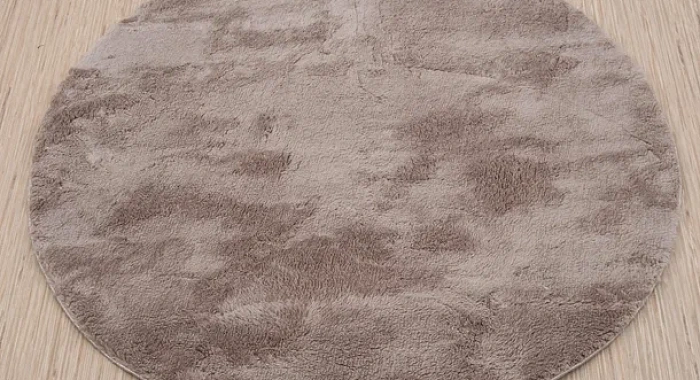 Ковер из искусственного меха Chic 1000A BROWN_3000 круг