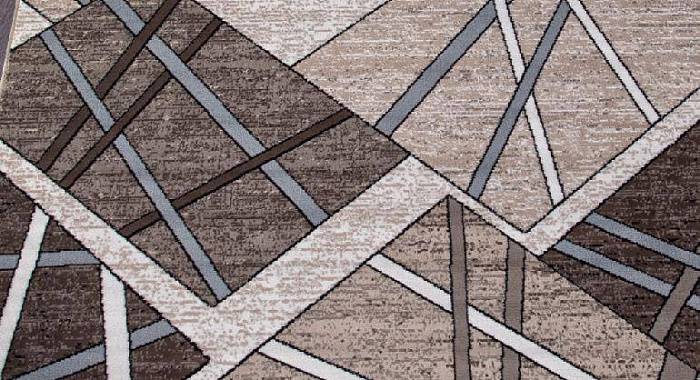 Ковер SIERRA D487 BEIGE-BROWN 2 Овал