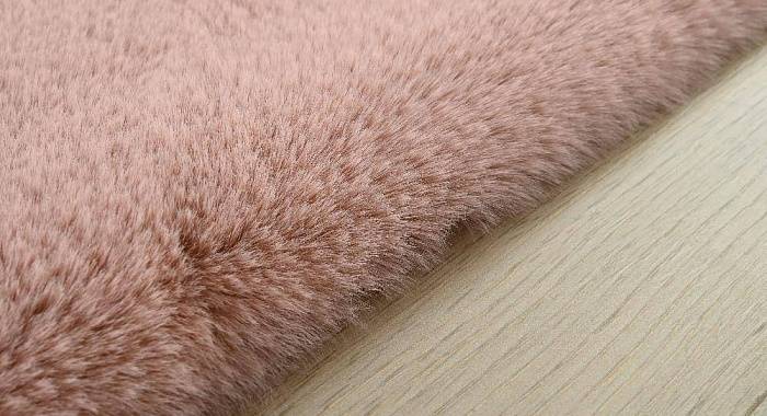 Ковровая Дорожка из искусственного меха RABBIT PREMIUM MS1000 PINK