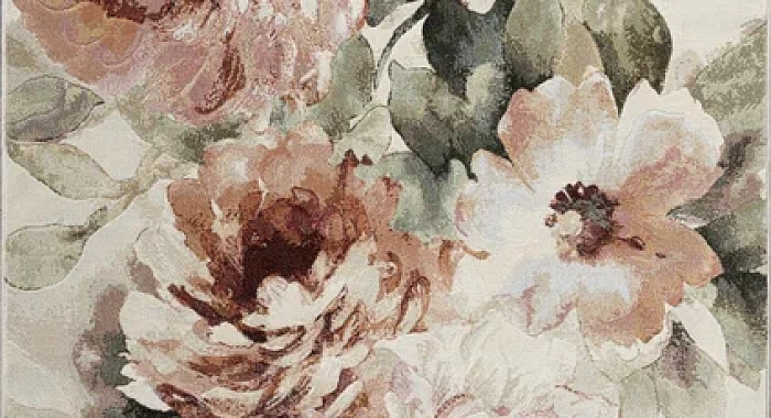 Ковер с цветами ARGENTUM 63421 7474