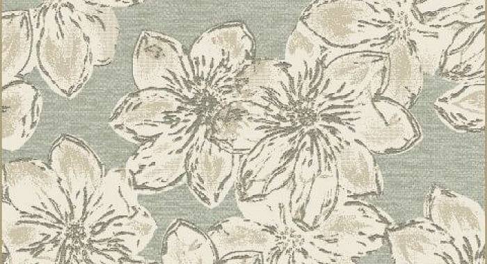 Рельефный ковер из вискозы GENOVA 38376 6525 90 Цветы