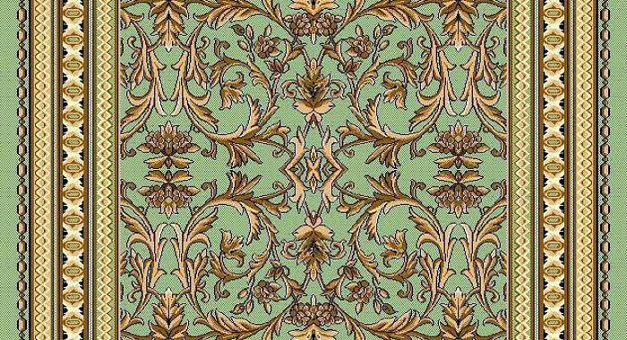 Ковровая дорожка Кремлевская 39-03 светло-зеленая