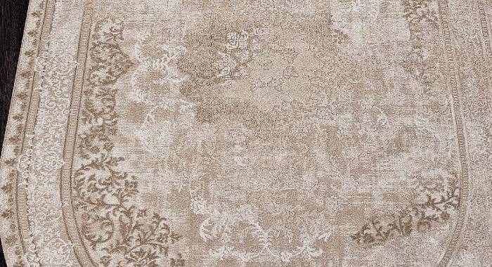 Ковер SIESTA M030A LIGHT BEIGE / CREAM Овал